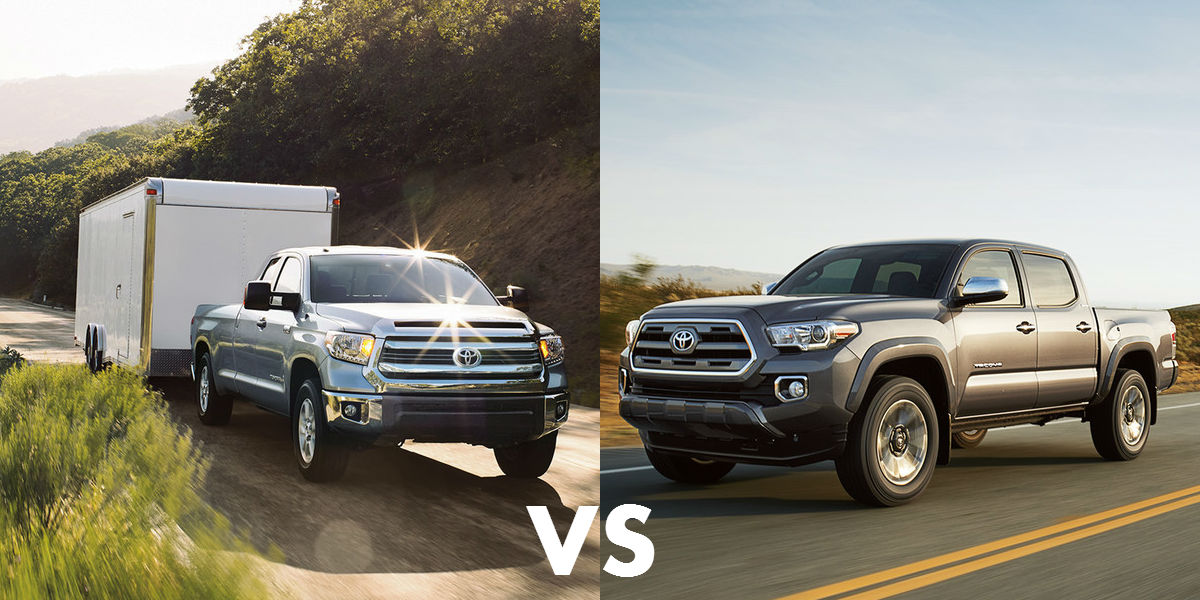 2016 Tayota Tacoma vs Toyota Tundra: Comparing Two Trucks